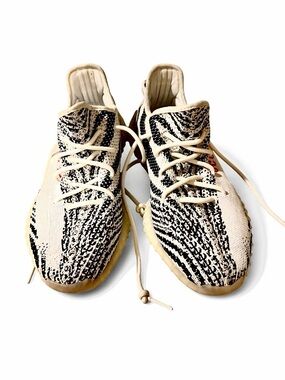 adidas Yeezy Boost 350 V2 — Cream & Black Pattern